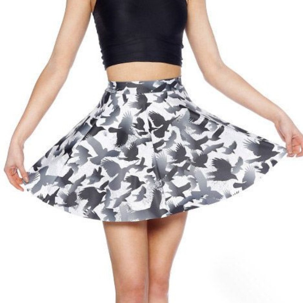 Black Milk Raven Pocket Skater Skirt